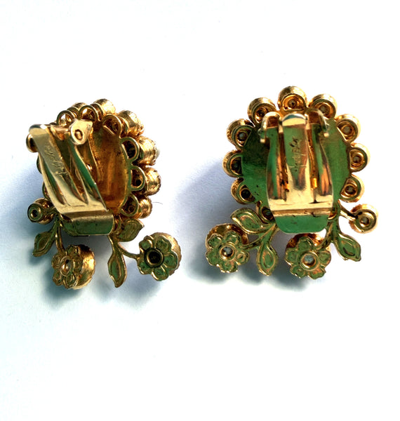 Judy Lee Vintage USA Mid Century Pearl Earrings-Vintage Online-Vintage Online