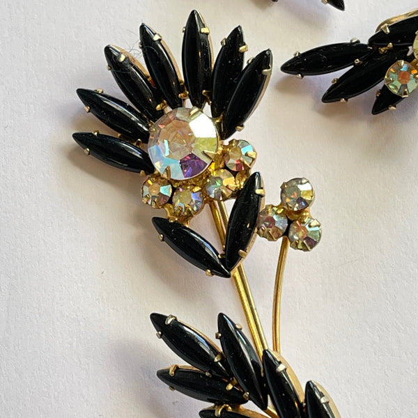 Juliana Vintage Brooch and Earring Set-Juliana-Vintage Online