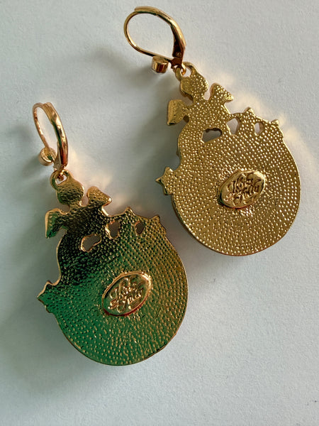 Kirks Folly Man in the Moon 90's Earrings-Kirks Folly-Vintage Online