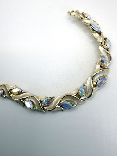 Kramer of New York Marquise Set Mid Century Aurora Borealis Bracelet-Kramer of New York-Vintage Online