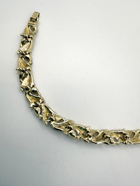 Kramer of New York Marquise Set Mid Century Aurora Borealis Bracelet-Kramer of New York-Vintage Online