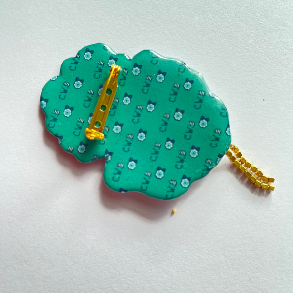 Lady Head Hollywood Queen Handcrafted Brooch, Cat Walk Designs UK-Cat Walk Designs UK-Vintage Online