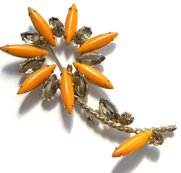 Large 60's Vintage Retro Brooch-Vintageonline-Vintage Online