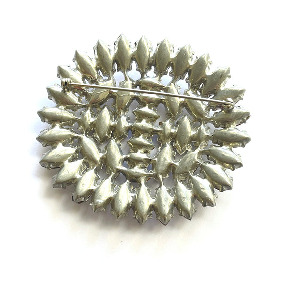 Large Statement Rhinestone Vintage Brooch-Vintageonline-Vintage Online