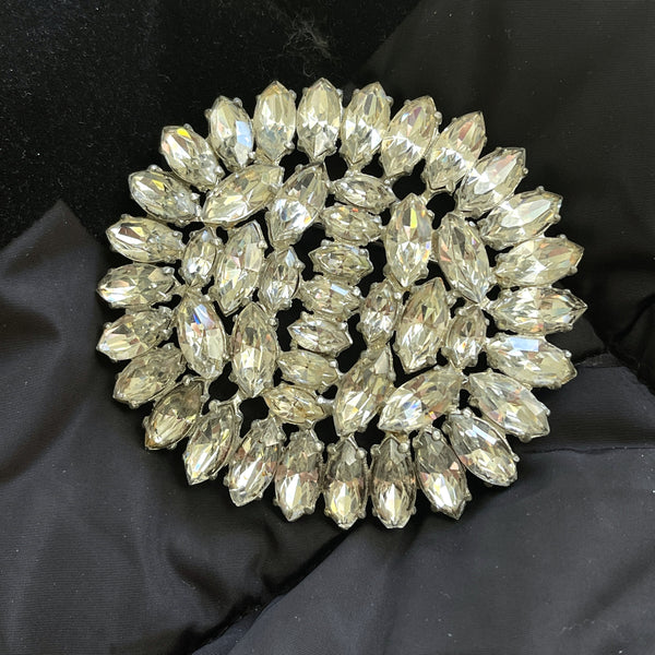 Large Statement Rhinestone Vintage Brooch-Vintageonline-Vintage Online