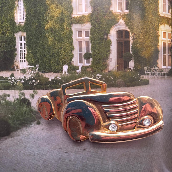Large Vintage Car Brooch-Vintageonline-Vintage Online