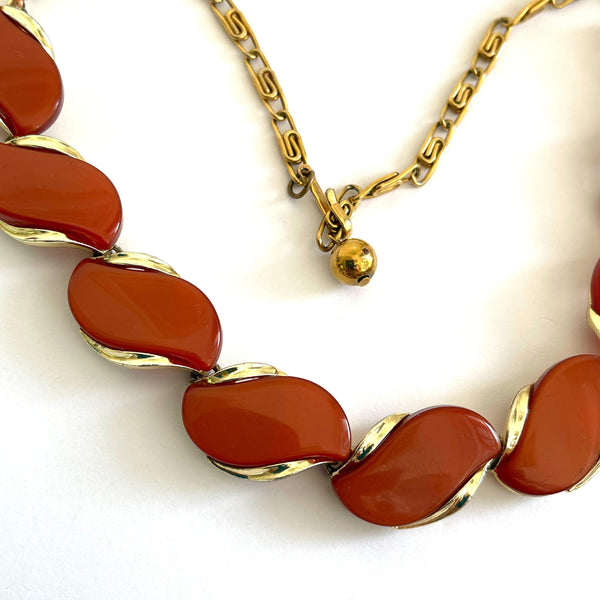Lisner Thermoset 1950's Necklace-Lisner USA-Vintage Online