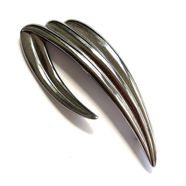 M Jent 1980's Vintage Silver tone Brooch-M Jent USA-Vintage Online