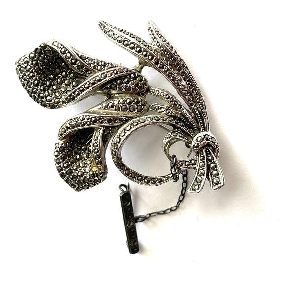 Marcasite Vintage Brooch-Vintageonline-Vintage Online
