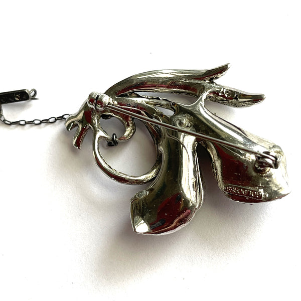 Marcasite Vintage Brooch-Vintageonline-Vintage Online
