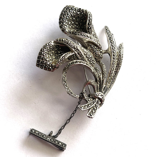 Marcasite Vintage Brooch-Vintageonline-Vintage Online