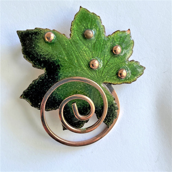 Matisse Renoir Mid Century Maple Leaf Vintage Brooch-Matisse Renoir USA-Vintage Online
