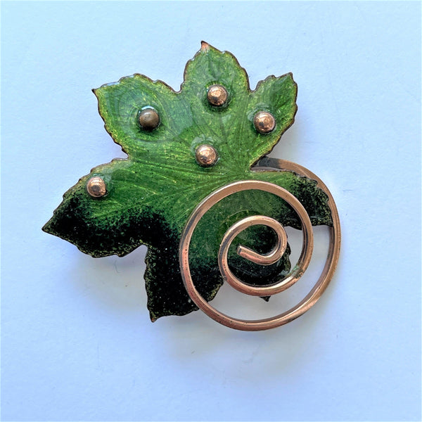 Matisse Renoir Mid Century Maple Leaf Vintage Brooch-Matisse Renoir USA-Vintage Online