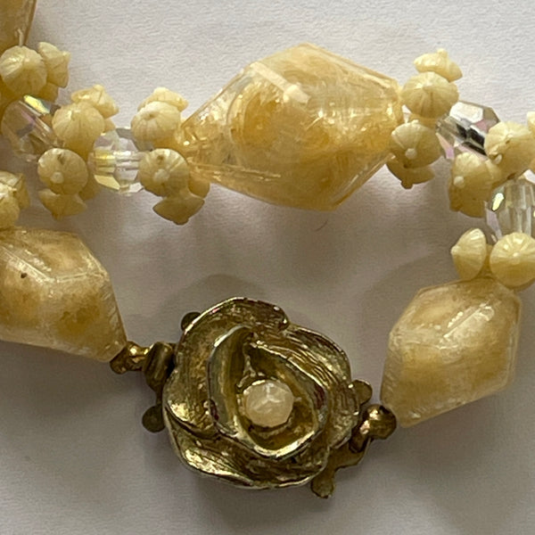 Mid Century Bead Necklace Germany-Vintageonline-Vintage Online