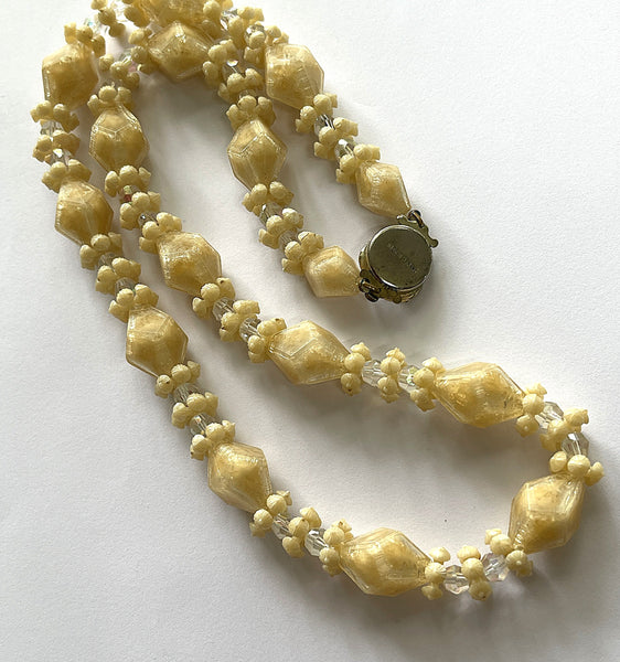 Mid Century Bead Necklace Germany-Vintageonline-Vintage Online