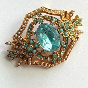 Mid Century Brooch by Art USA-ART USA-Vintage Online