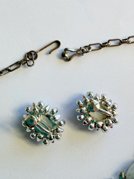 Mid Century Necklace and Earrings by Star Company USA-STAR COMPANY USA-Vintage Online