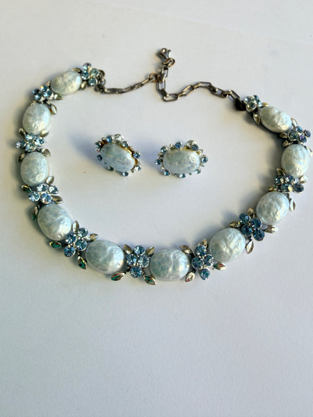 Mid Century Necklace and Earrings by Star Company USA-STAR COMPANY USA-Vintage Online