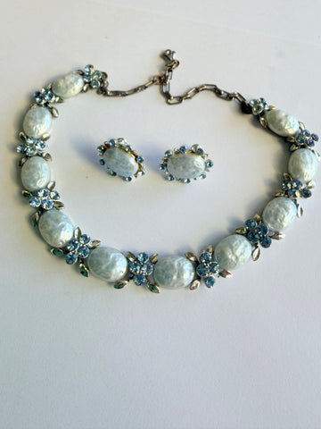 Mid Century Necklace and Earrings by Star Company USA-STAR COMPANY USA-Vintage Online
