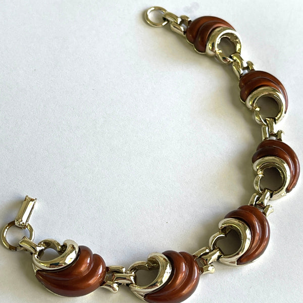Mid Century Vintage Lucite Necklace, Brooch, Bracelet and Earrings Set-Vintageonline-Vintage Online