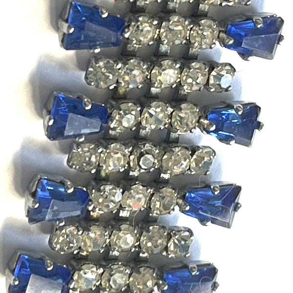 Mid Century Vintage Rhinestone Bracelet-Vintageonline-Vintage Online