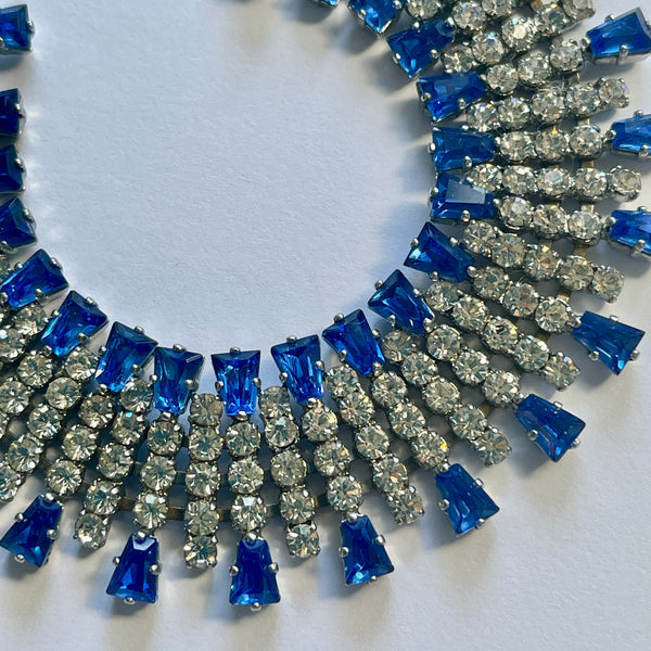 Mid Century Vintage Rhinestone Bracelet-Vintageonline-Vintage Online