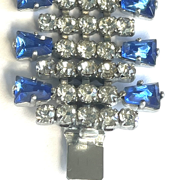 Mid Century Vintage Rhinestone Bracelet-Vintageonline-Vintage Online