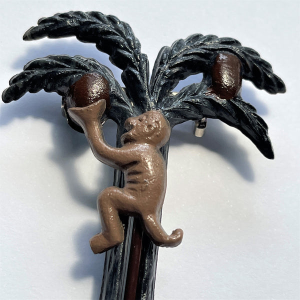 Monkey in a Tree Vintage Mid Century Brooch-Vintage Online-Vintage Online