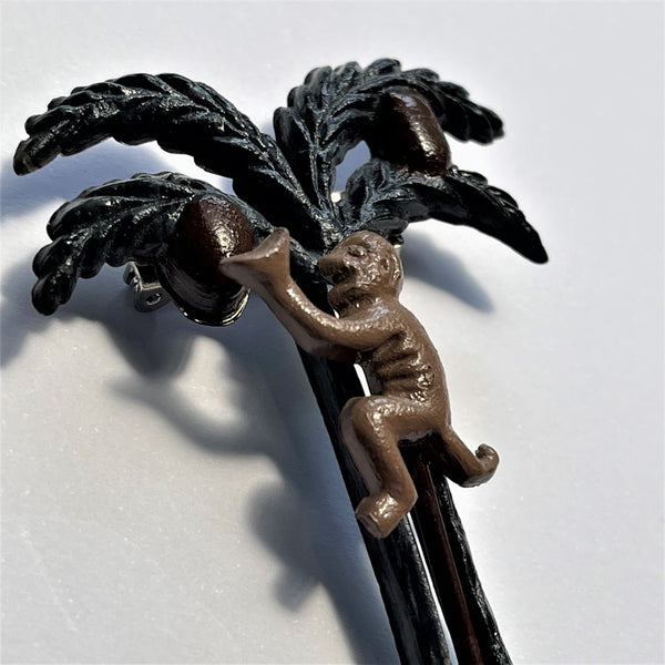Monkey in a Tree Vintage Mid Century Brooch-Vintage Online-Vintage Online