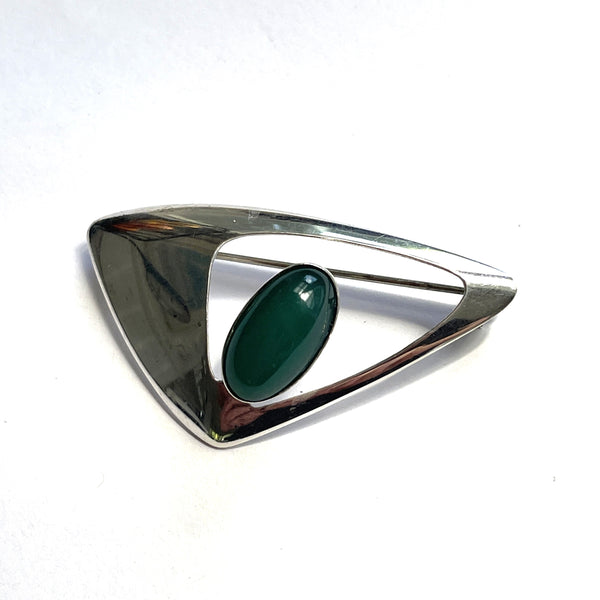 Niel Eric From Denmark Vintage Sterling Brooch-Vintageonline-Vintage Online