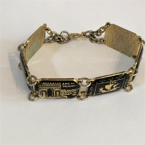 Paris Vintage Tourist Souvenir Bracelet-Vintage Online-Vintage Online