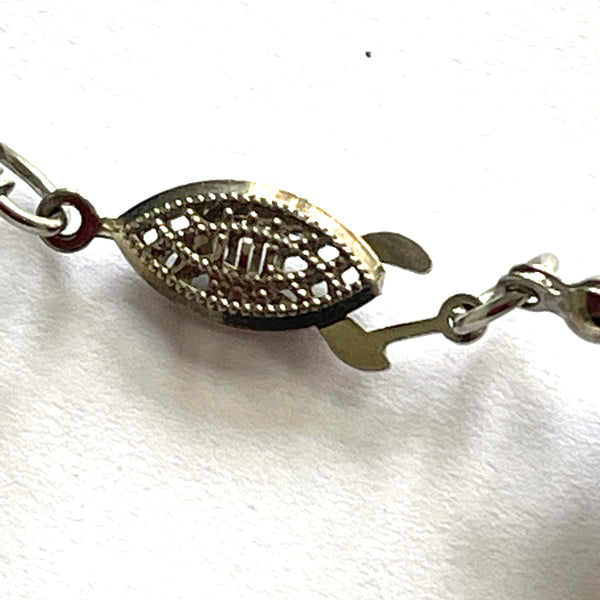 Pearl Rhinestone Vintage Choker Necklace-Vintageonline-Vintage Online