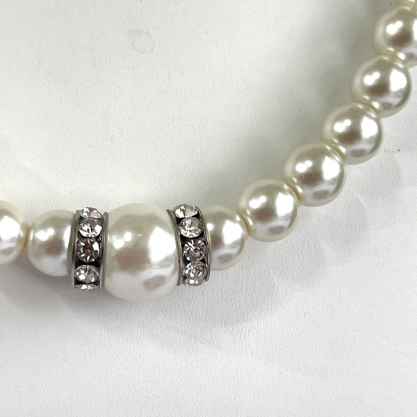 Pearl Rhinestone Vintage Choker Necklace-Vintageonline-Vintage Online