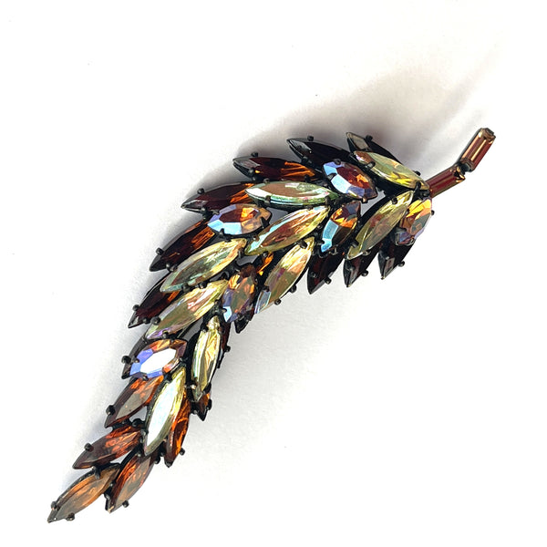 Regency Vintage 1960's Rhinestone Brooch-Regency NY USA-Vintage Online