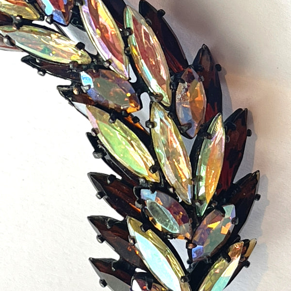 Regency Vintage 1960's Rhinestone Brooch-Regency NY USA-Vintage Online
