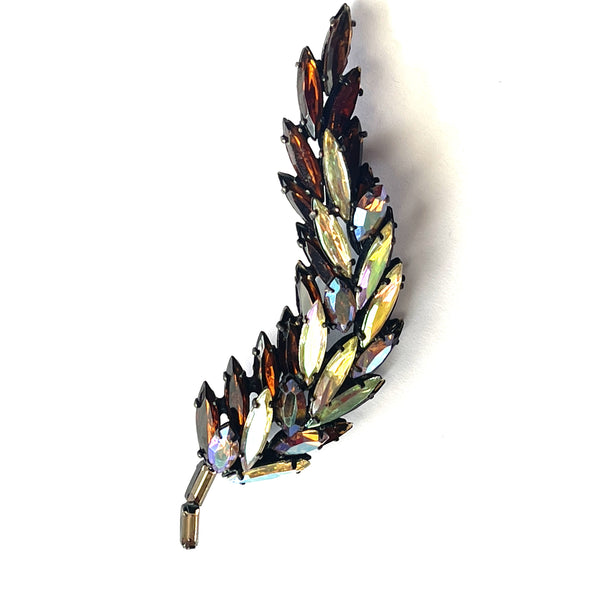 Regency Vintage 1960's Rhinestone Brooch-Regency NY USA-Vintage Online