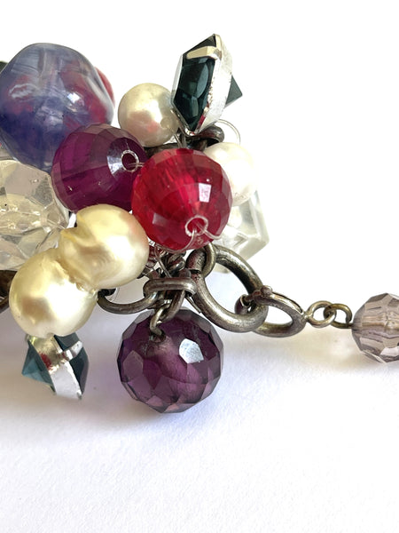 Retro Bead & Pearl Bracelet-Vintageonline-Vintage Online