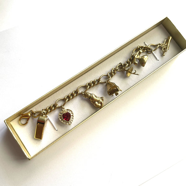 Retro Charm Bracelet-vintageonline-Vintage Online