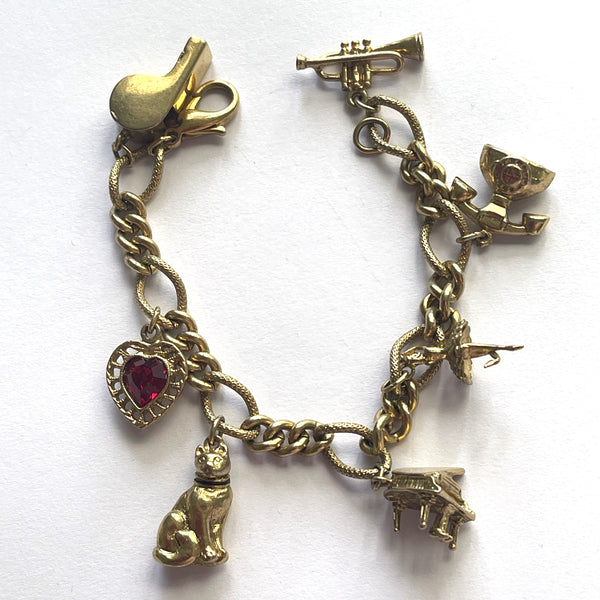 Retro Charm Bracelet-vintageonline-Vintage Online