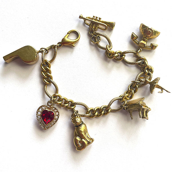 Retro Charm Bracelet-vintageonline-Vintage Online