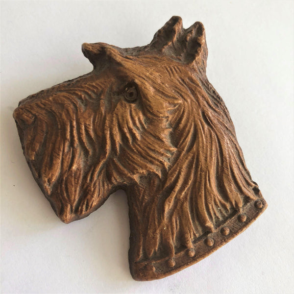 Retro Dog Head Vintage Brooch Vintageonline