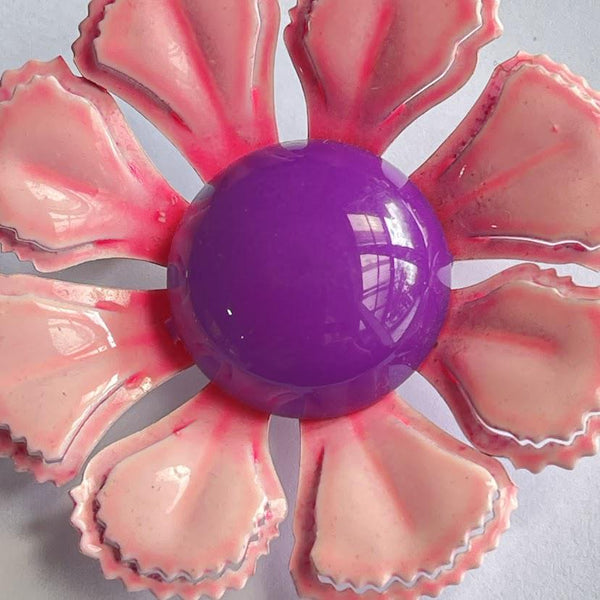 Retro Flower Power Vintage Brooch-Vintageonline-Vintage Online
