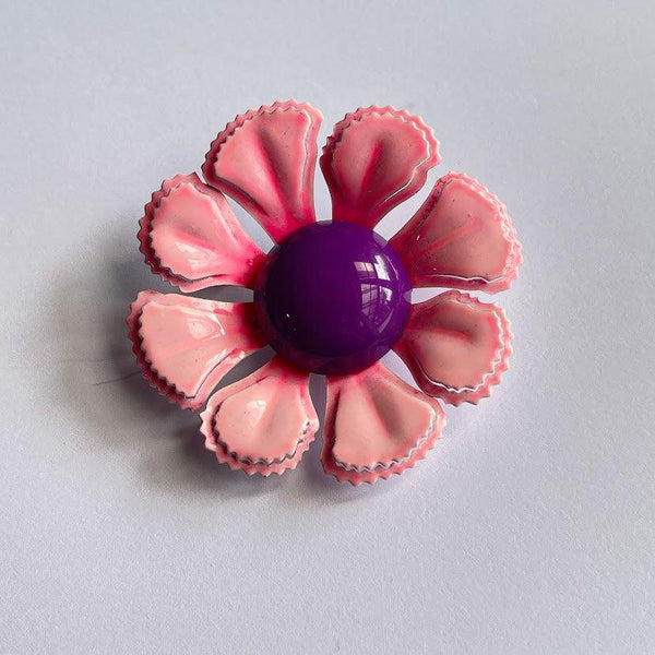 Retro Flower Power Vintage Brooch-Vintageonline-Vintage Online