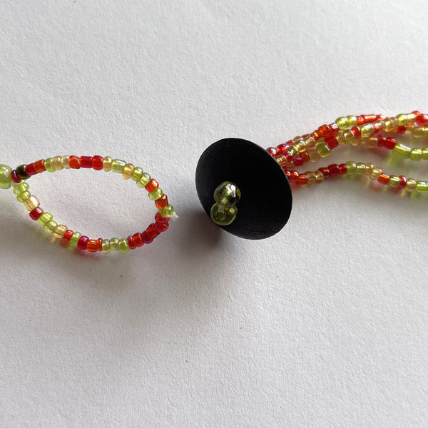 Retro Style Fruit Glass Bead Necklace-Vintageonline-Vintage Online