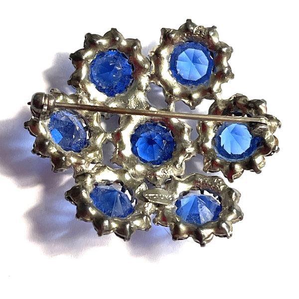 Rhinestone 60's Vintage Brooch-Vintageonline-Vintage Online