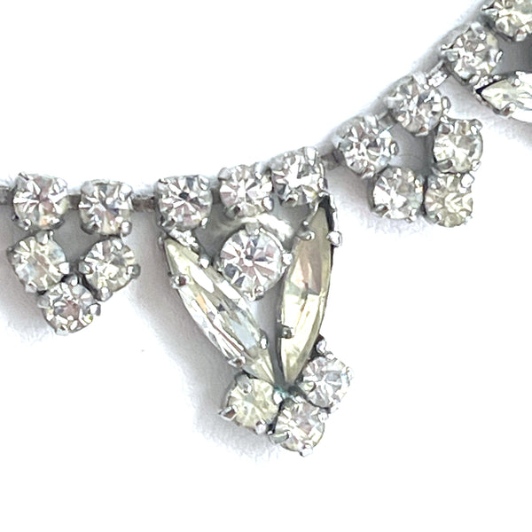 Rhinestone 60's Vintage Necklace-Vintageonline-Vintage Online