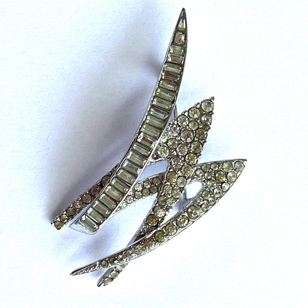 Rhinestone Brooch by Madame Carven France-Vintageonline-Vintage Online