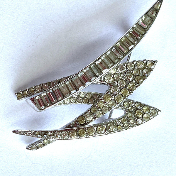 Rhinestone Brooch by Madame Carven France-Vintageonline-Vintage Online