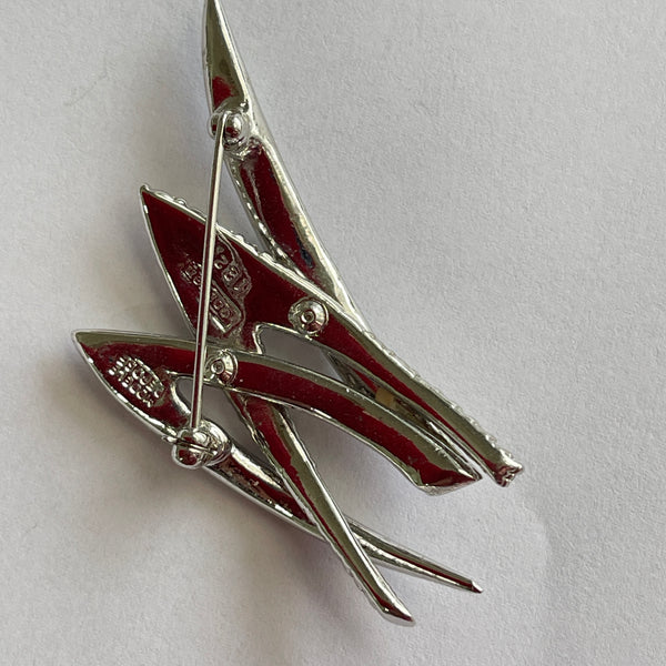 Rhinestone Brooch by Madame Carven France-Vintageonline-Vintage Online