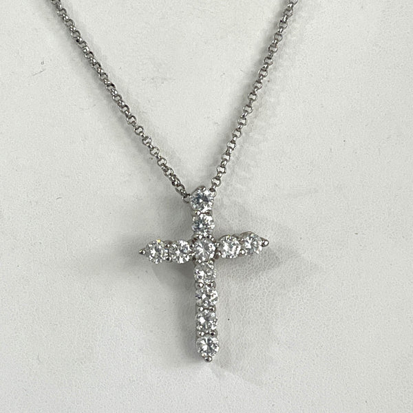 Rhinestone Cross Pendant-Vintageonline-Vintage Online